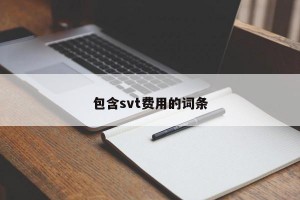 包含svt费用的词条