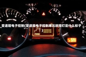 变速箱电子控制(变速箱电子控制单元故障灯是什么标子)