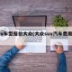 suv车型报价大众(大众suv汽车费用表)
