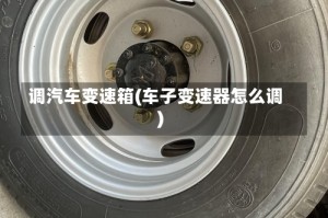 调汽车变速箱(车子变速器怎么调)