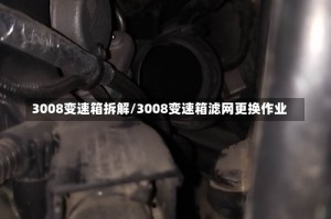 3008变速箱拆解/3008变速箱滤网更换作业