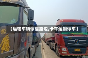 【运输车辆停靠路边,卡车运输停车】