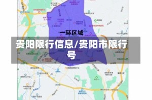 贵阳限行信息/贵阳市限行号