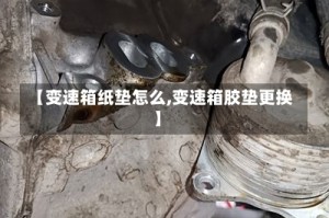 【变速箱纸垫怎么,变速箱胶垫更换】