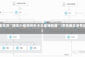 玩家实测“微信小程序微乐卡五星辅助器”(原来确实是有挂)